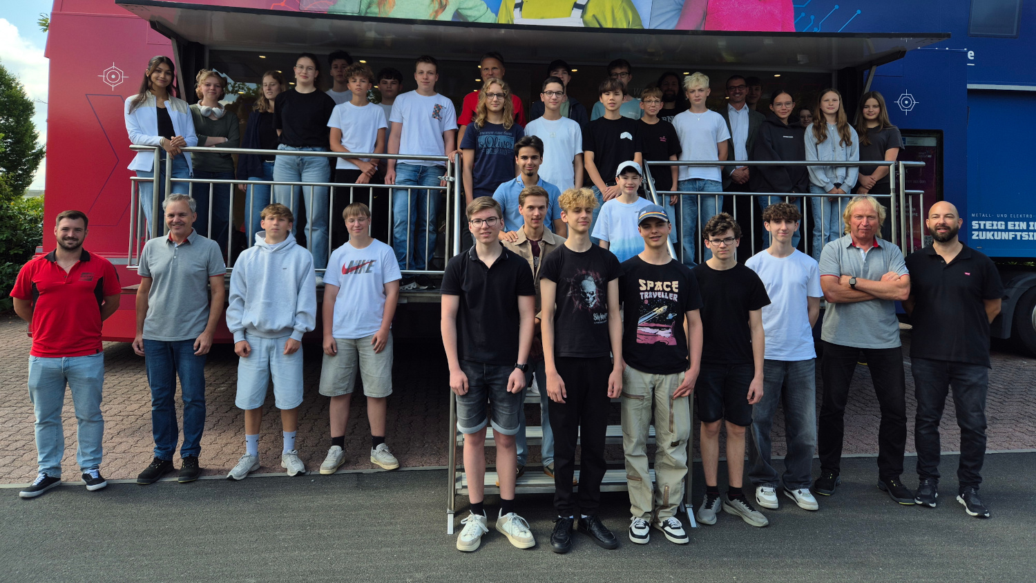 Besuch des M+E Trucks